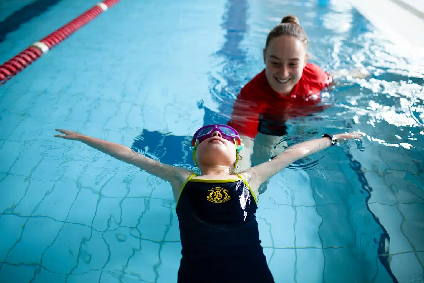 Swim and Water Safety - Floating Practice