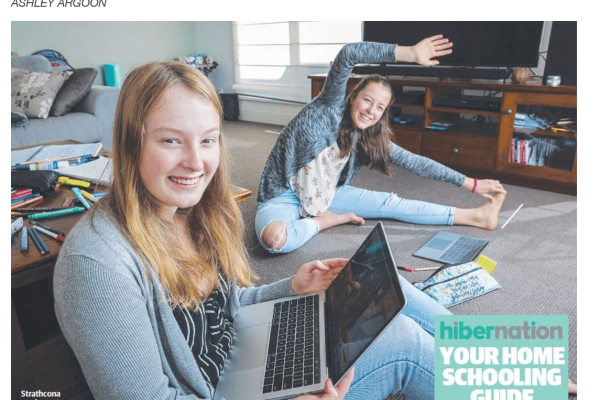 Home school Herald Sun article